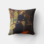 マリアナC.1851年Sir John Everett Millais著 クッション (裏面)