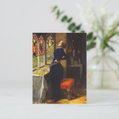 マリアナC.1851年Sir John Everett Millais著 ポストカード (スタンド正面)