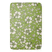 マリアハイビスカスハワイアントロピカル バスマット (正面縦)