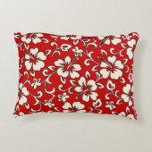 マリアハイビスカスハワイアンパラオプリント アクセントクッション (裏面)