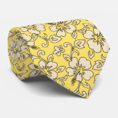 マリアハイビスカスハワイアンパラオプリント ネクタイ (ロール)