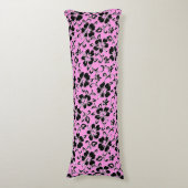 マリアハイビスカスハワイアンパラオプリント ボディピロー (正面縦)