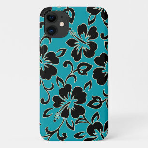 マリアハイビスカスハワイアンフローラティール(緑がかった色) iPhone 11 ケース