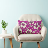 マリアハイビスカスハワイアンリバーシブルランバーピロー ランバークッション (椅子)