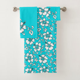 マリアハワイアンハイビスカスフローラ座標 – Turq バスタオルセット