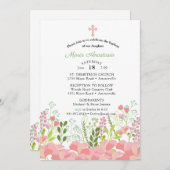 マリアバプテスマ招待状 招待状 (正面/裏面)