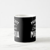 マリアパーソナライズされたネーム誕生日ギフト コーヒーマグカップ (中央)