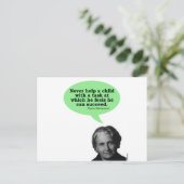 マリアモンテッソーリ引用文 ポストカード (スタンド正面)