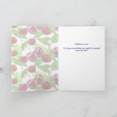 マリアンさくらんぼ勇気付けられる カード (内部)