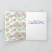 マリアンさくらんぼ誕生日 カード (内部)