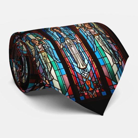 マリアンのステンドグラス男性のネクタイ ネクタイ (ロール)