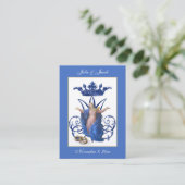 マリアンカトリック結婚式の引き出物ホーリーカード 名刺 (スタンド正面)