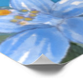 マリアンジェルズブルーフローラBaの宗教的仮定 ポスター (角)