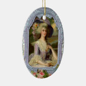 マリアントワネットのクリスマスオーナメントギフト セラミックオーナメント (右)