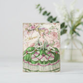 マリアントワネットポートレートポストカードブーケ ポストカード (スタンド正面)