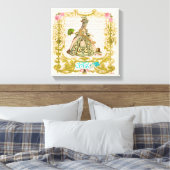 マリアントワネット彼らケーキ食べのポートレートキャンバス キャンバスプリント (インサイチュ (寝室))