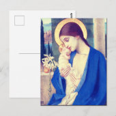 マリアンナ・ストークスの『聖母子』 ポストカード (正面/裏面)