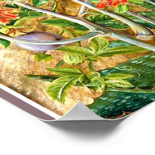 マリアンヌノース – アロエとパッションフラワー ポスター (角)