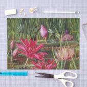 マリアンヌ・ノースによって南インドの赤い睡蓮 薄葉紙 (クラフト)