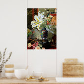 マリアンヌ・ノース素晴らし-ヴィンテージア絵画ート， Japan ポスター (キッチン)