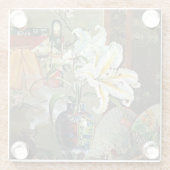 マリアンヌ・ノース – 日本 ガラスコースター (裏面)