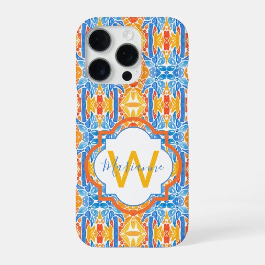 マリアンヌ モザイク 16 Phone Case iPhoneケース (裏面)