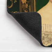 マリアンヌElisaの樺の木のポートレート マウスパッド (コーナー)