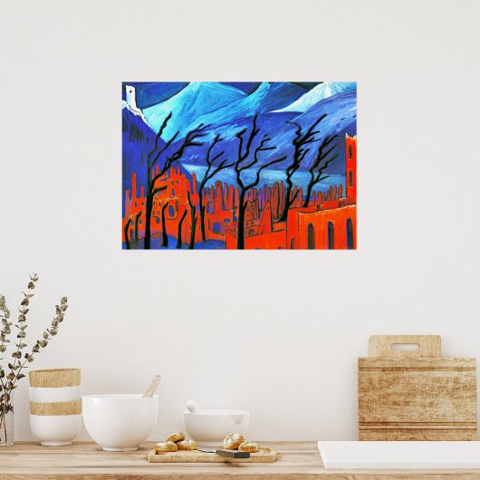 マリアンネ・フォン・ウェレフキン – ロート・シュタット ポスター (キッチン)