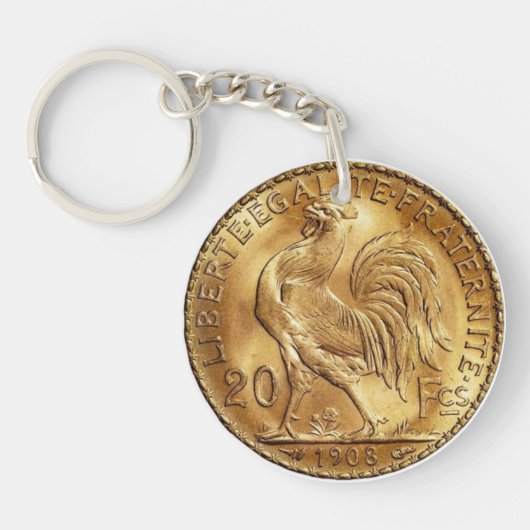 マリアンフランスのヌ・ルースター キーホルダー (正面)