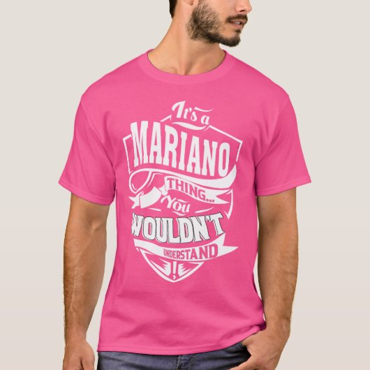 マリアーノの物だ Tシャツ (正面)
