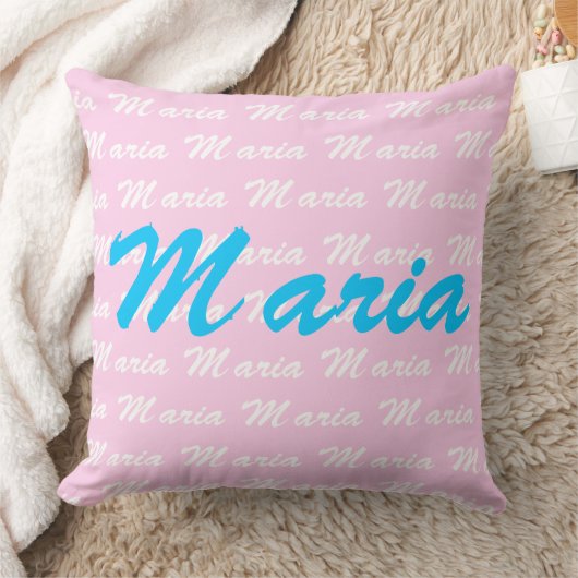 マリア名デザインパターン クッション (ブランケット)