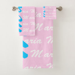 マリア名デザインパターン バスタオルセット
