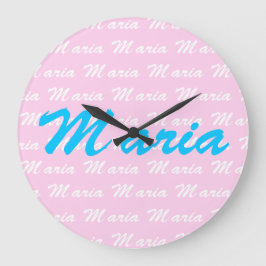 マリア名デザインパターン ラージ壁時計