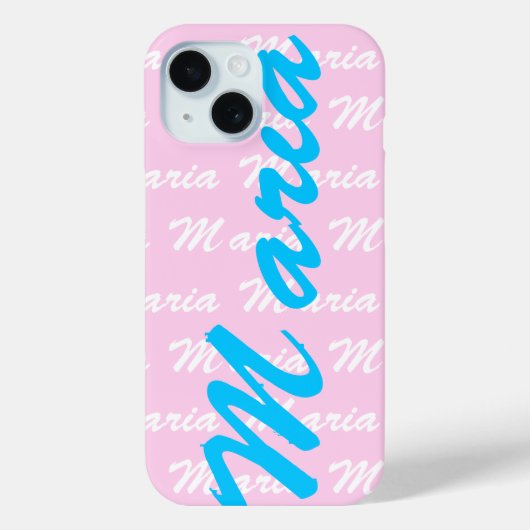 マリア名デザインパターン Case-Mate iPhoneケース (裏面)