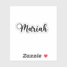 マリア名 – 手書き書道 シール