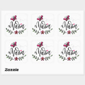 マリア手書入れ スクエアシール (シート)