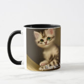 マリア朝のコーヒーカスタマイズ可パーソナライズされた能 マグカップ (左)