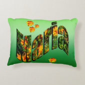 マリア花のロゴ アクセントクッション (裏面)