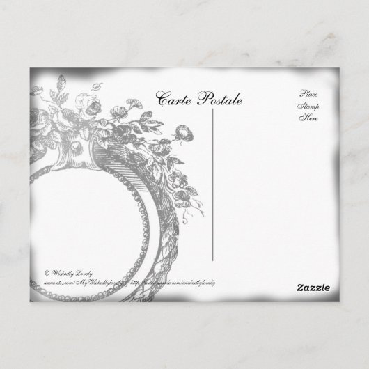 マリア・アントニア・ジョセフィーナ・ヨハンナの乗算 ポストカード (裏面)