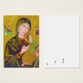 マリア・イエス・エンジェルス，贈り物ラベル (正面&裏面)