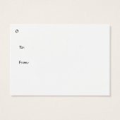 マリア・イエス・エンジェルス，贈り物ラベル (裏面)