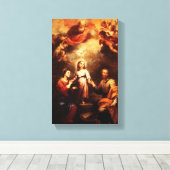 マリア、イエス、ヨセフ2 キャンバスプリント (インサイチュ (ウッドフロア))