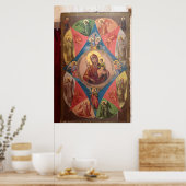 マリア、イエス、天使 ポスター (キッチン)