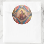 マリア、イエス、天使 ラウンドシール (バッグ)
