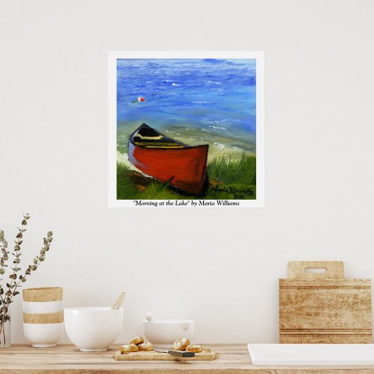 マリア・ウィリアムズによる湖のポスター ポスター (キッチン)