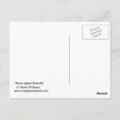 マリア・ウィリアムズによる錆びた先端の蝶はがき ポストカード (裏面)