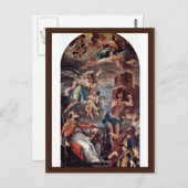 マリア・グロリアとArchangel GabrielとSt. Eusebi ポストカード (正面/裏面)