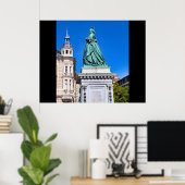 マリア・テレジア皇后の像 ポスター (ホームオフィス)