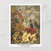 マリア・デ・メディチAtマルセイユby Peter Rubens ポストカード (正面)