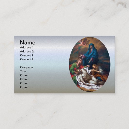 マリア·マグダレネとイエス 名刺 (正面)